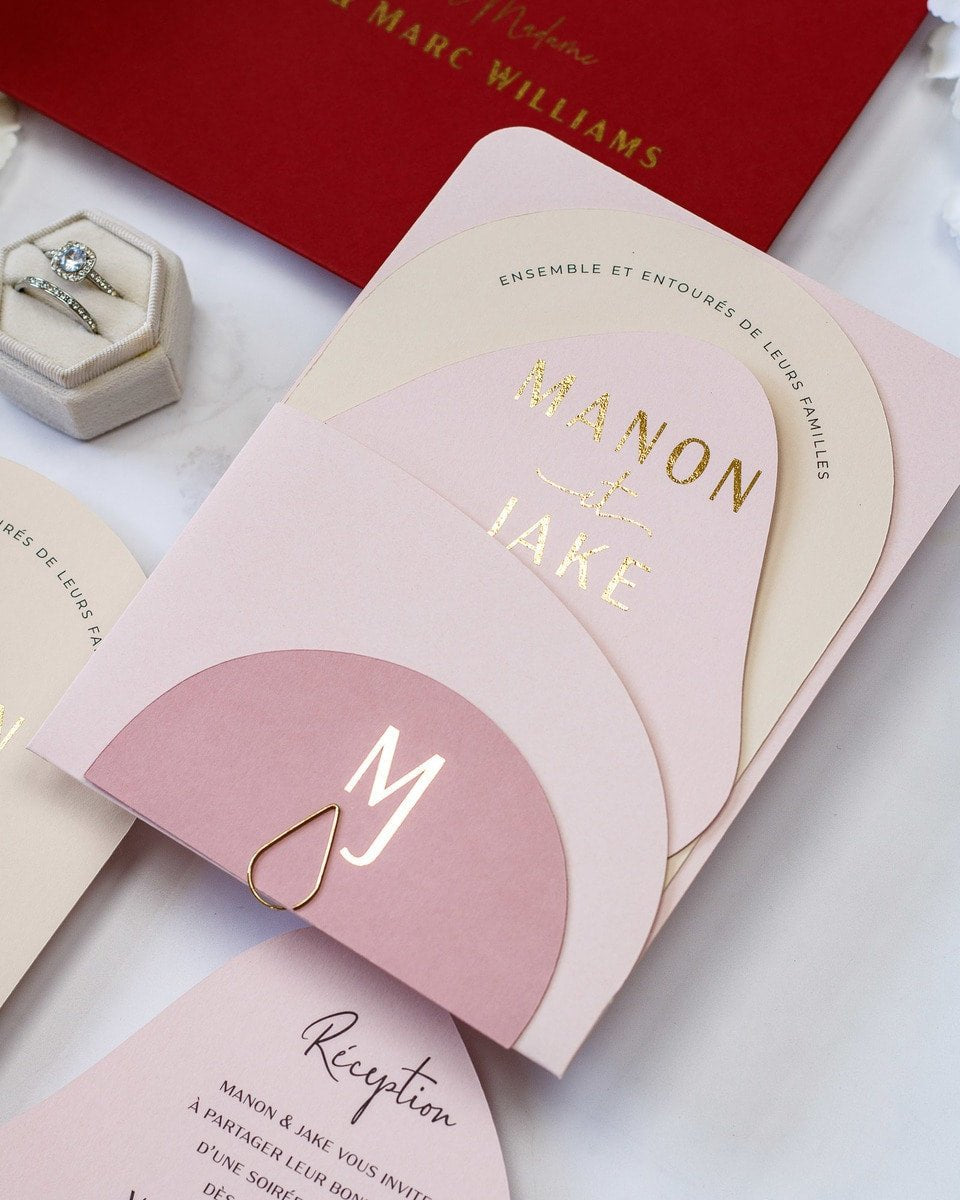 Saphir - Echantillon - Faire - part - Luxe Carterie Studio