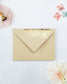SAPHIRA - Enveloppe épaisse avec Dorure - Enveloppe - 12 cm x 16.5 cm - Luxe Carterie Studio