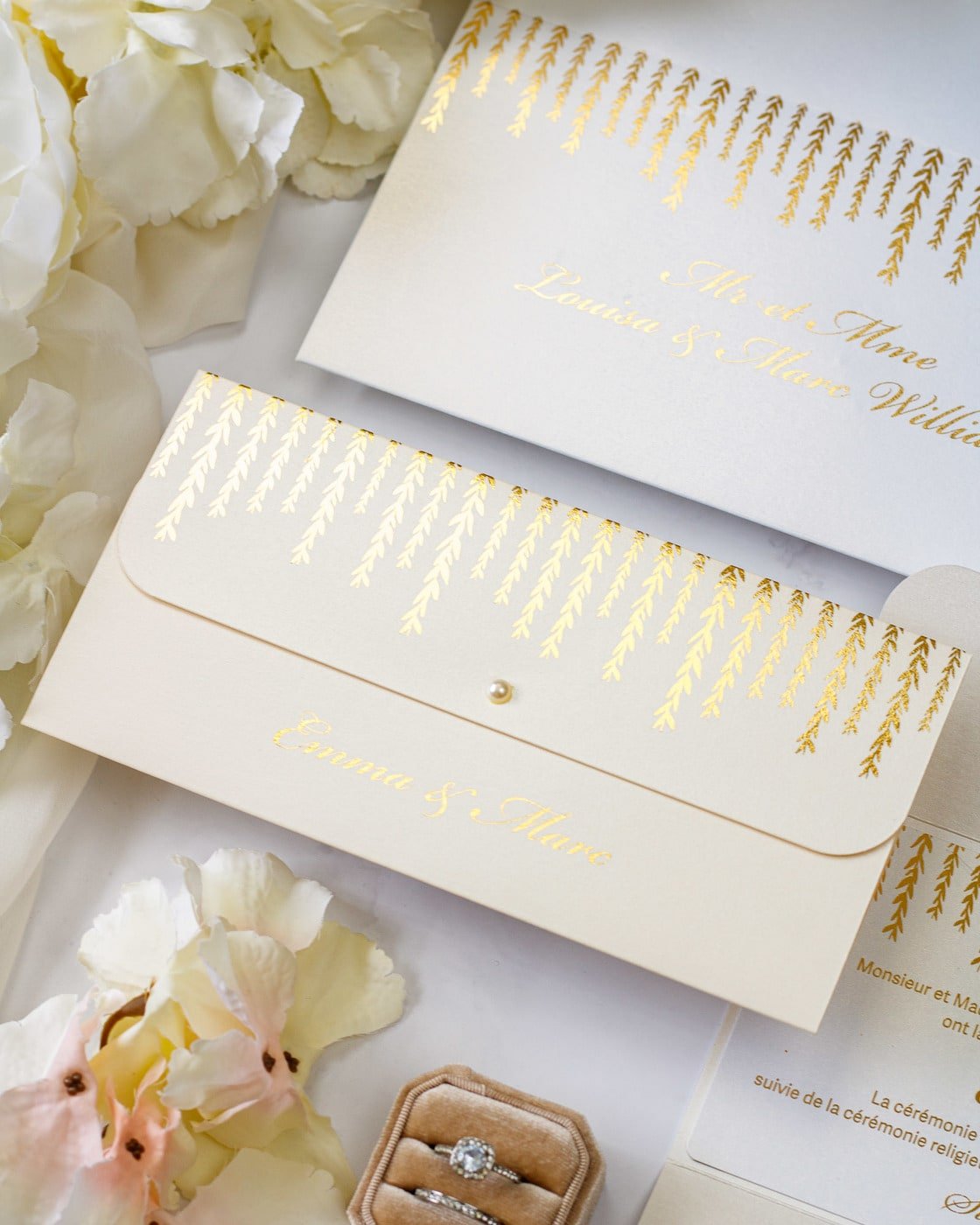 Serena - Faire - part - Faire - part seul - Sans enveloppe - Luxe Carterie Studio