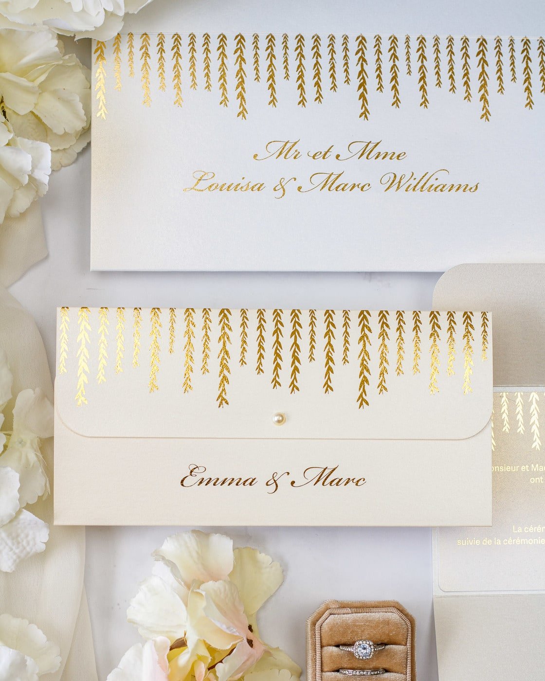 Serena - Faire - part - Faire - part seul - Sans enveloppe - Luxe Carterie Studio