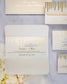 "Serena" - Faire-part de mariage chic, élégant et romantique avec dorure or - Wedding stationery - Création Luxe Carterie Studio