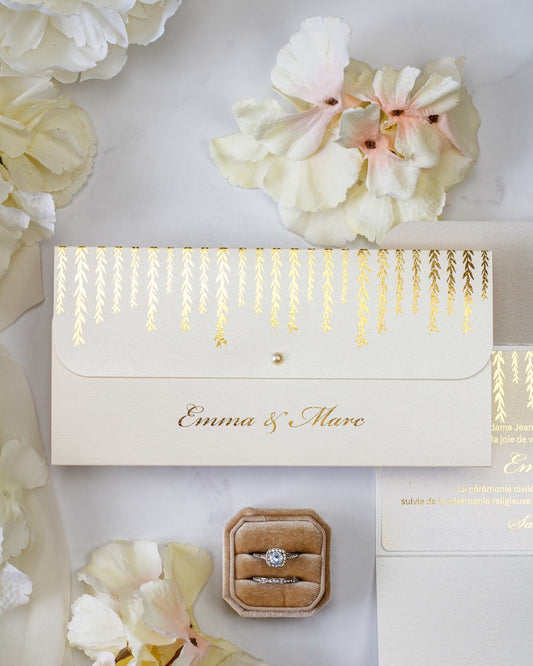 Serena - Faire - part - Faire - part seul - Sans enveloppe - Luxe Carterie Studio