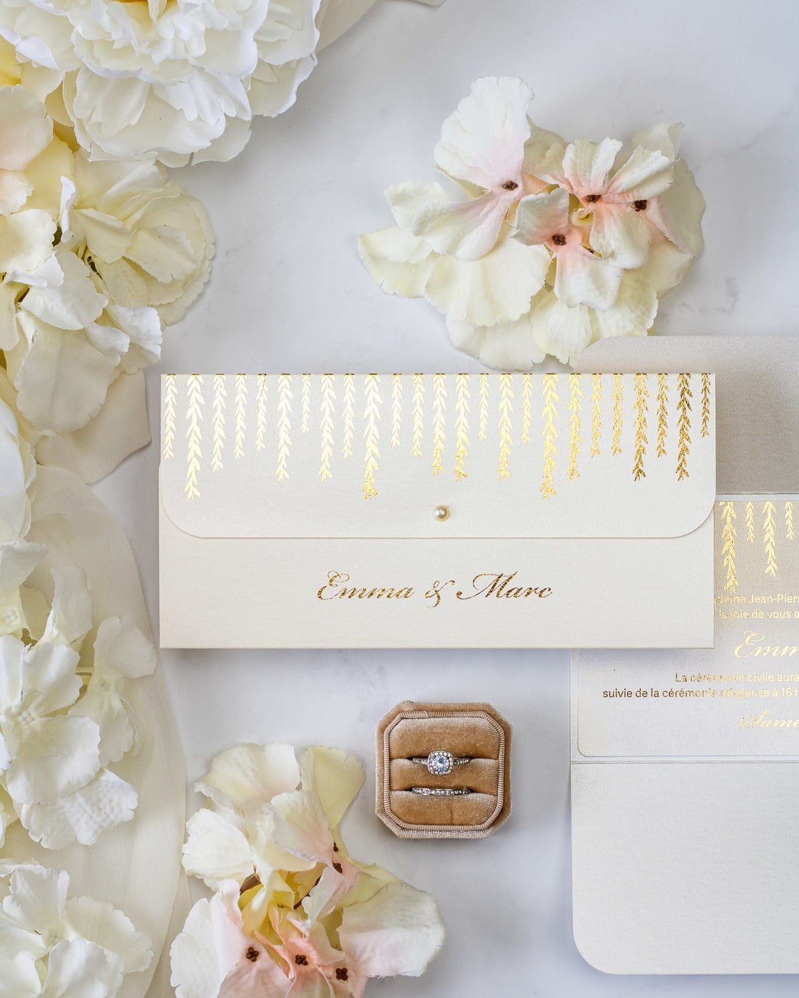 Serena - Faire - part - Faire - part seul - Sans enveloppe - Luxe Carterie Studio
