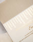"Serena" - Faire-part de mariage chic, élégant et romantique avec dorure or - Wedding stationery - Création Luxe Carterie Studio