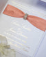 Shani - Faire - part - Faire - part Pochette + 2 cartons (Invitation / Informations / RSVP / Programme ou autre) - Sans enveloppe - Luxe Carterie Studio