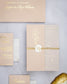 "Sienna" - Faire-part de mariage chic, élégant et romantique avec dorure or - Wedding stationery - Création Luxe Carterie Studio