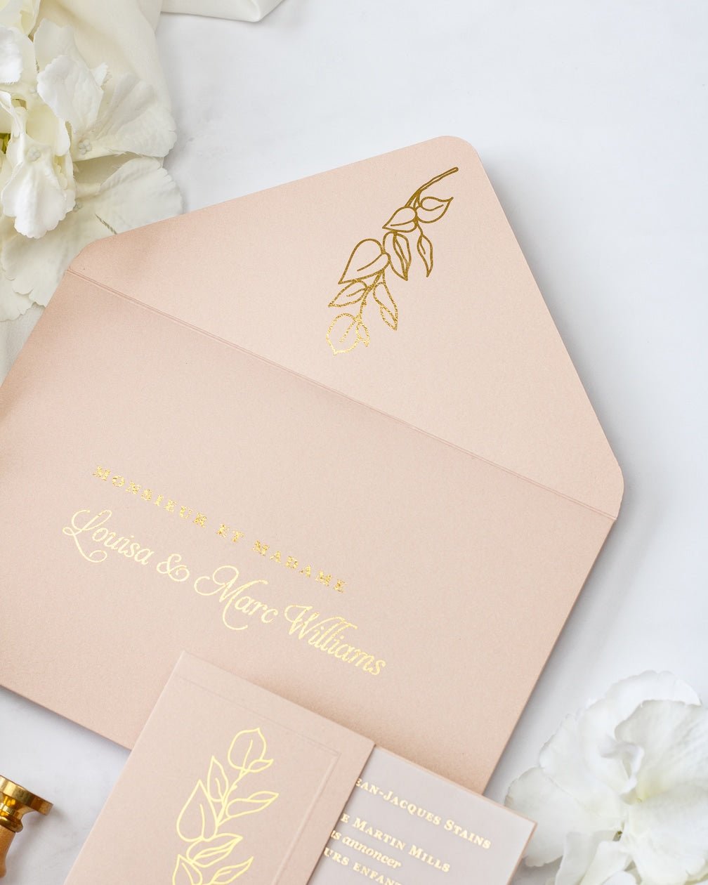 Sienna - Echantillon - Faire - part - Luxe Carterie Studio