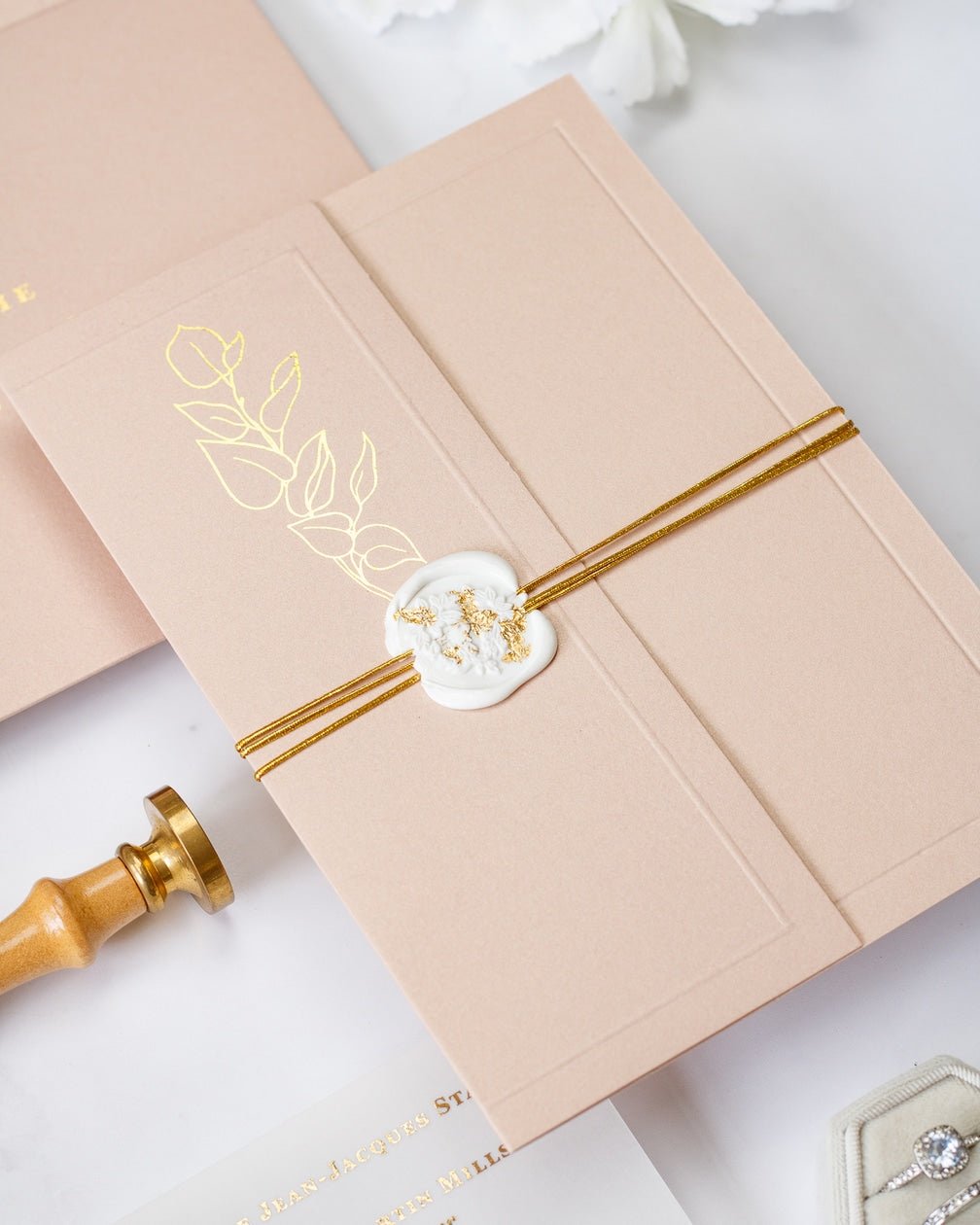 Sienna - Echantillon - Faire - part - Luxe Carterie Studio