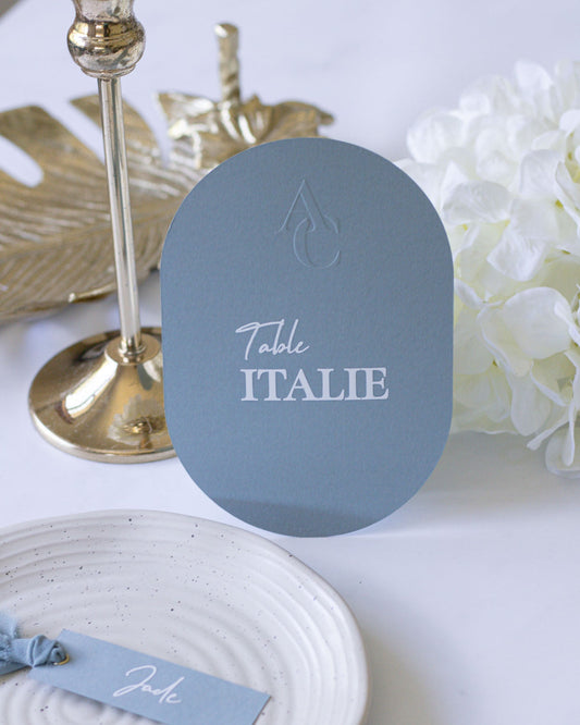Soie - Nom de table - Nom de table - Luxe Carterie Studio