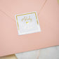 "Sonia - Sticker" - Faire-part de mariage chic, élégant et romantique avec dorure or - Wedding stationery - Création Luxe Carterie Studio