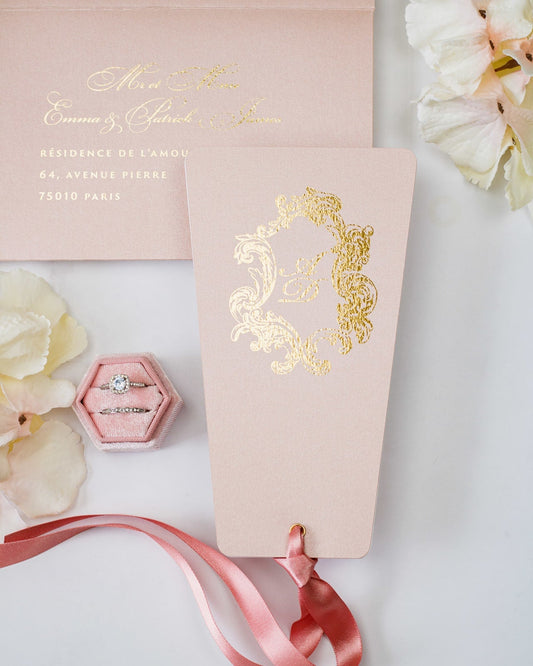 Sophia - Faire - part - Sans enveloppe - Luxe Carterie Studio