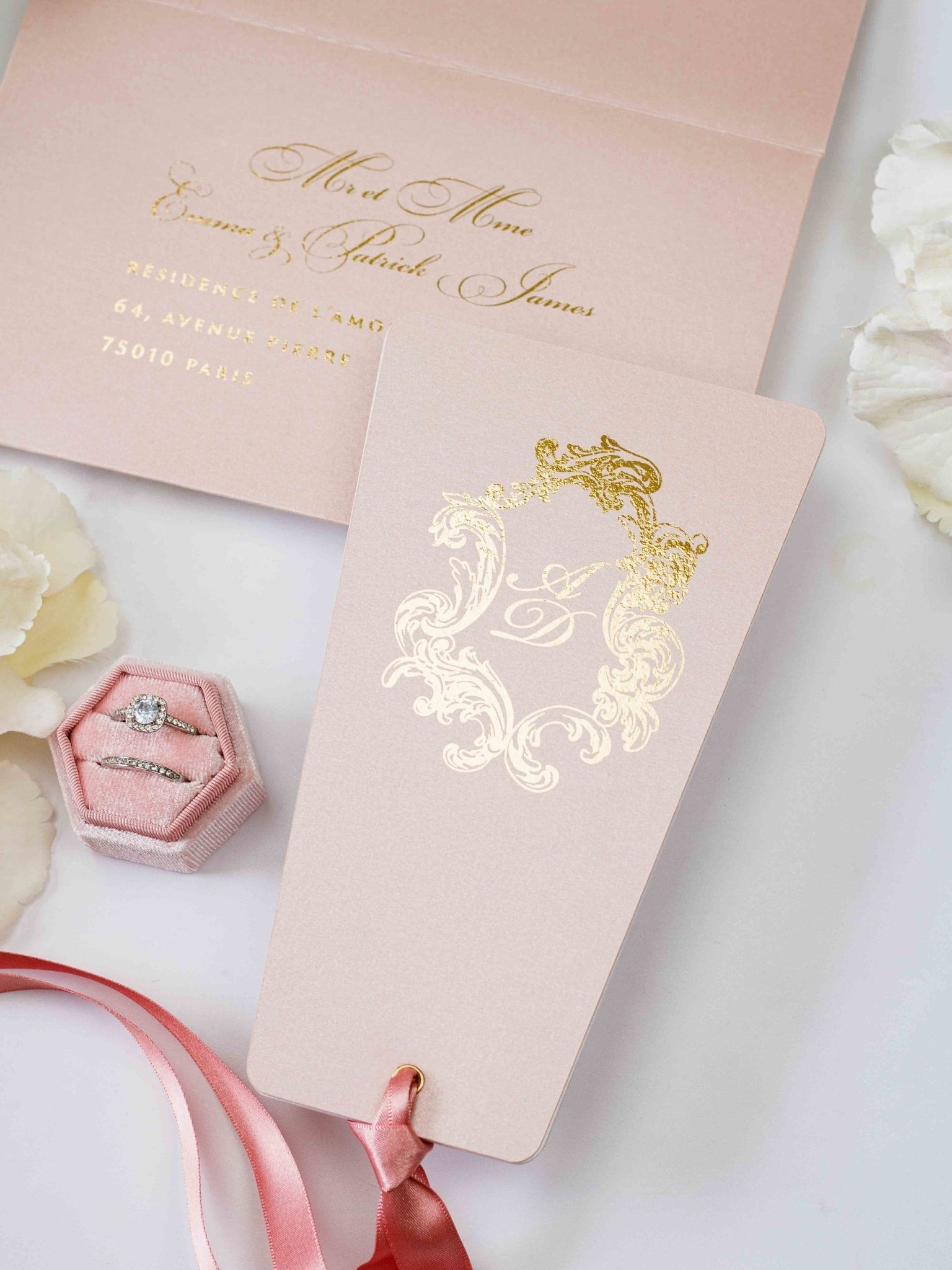 Sophia - Echantillon - Faire - part - Luxe Carterie Studio