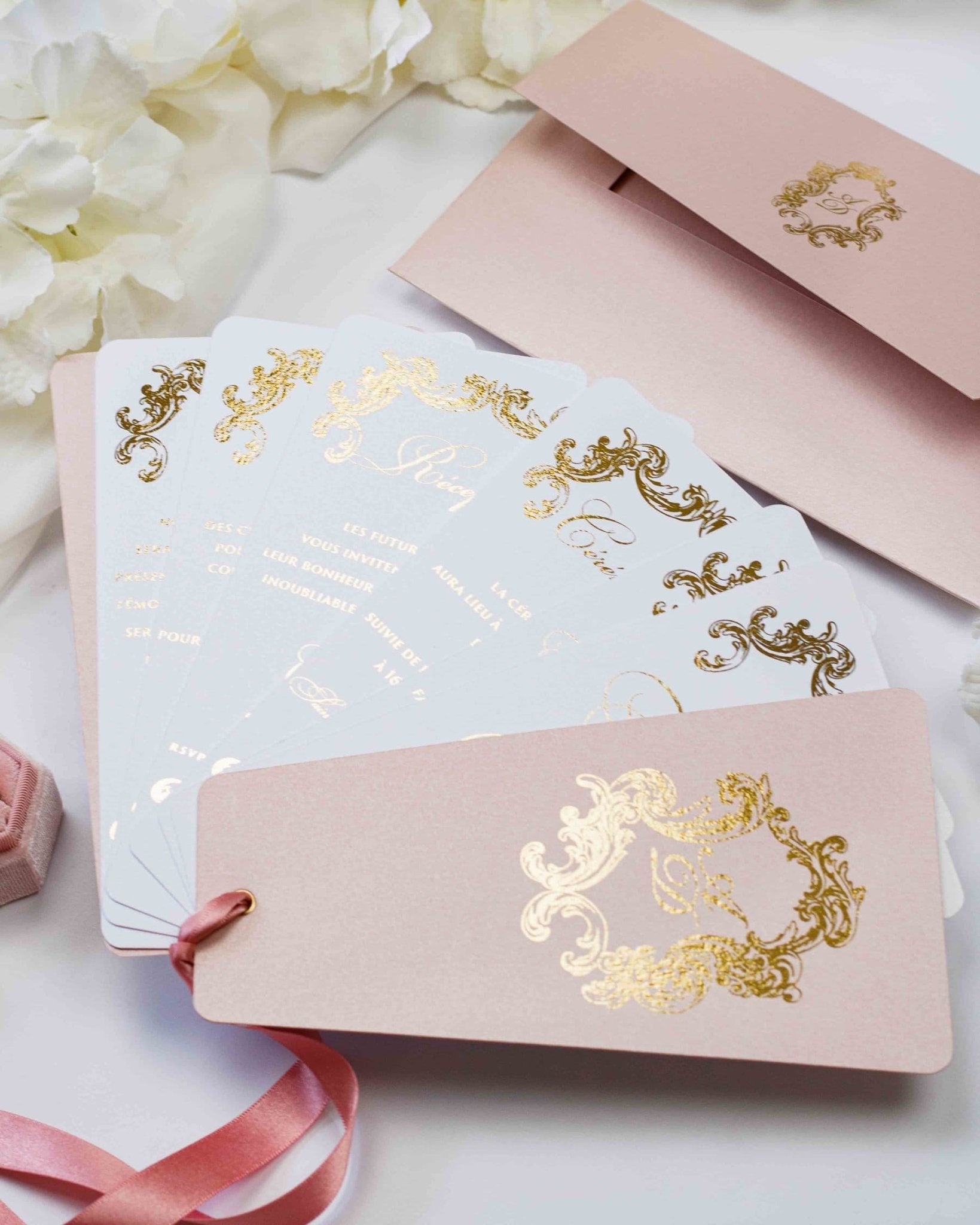 Sophia - Echantillon - Faire - part - Luxe Carterie Studio