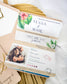 "Sora - Passeport" - Faire-part de mariage passeport, wedding destination, chic, original et romantique avec dorure or - Création Luxe Carterie Studio