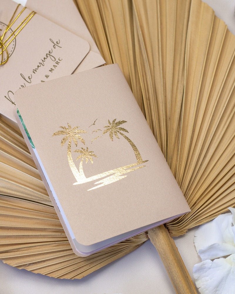 Sora - Passeport - Echantillon - Faire - part - Luxe Carterie Studio