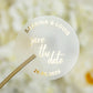 Sticker - "Save the date" (lot de 15) - Stickers étiquettes - 4 cm - Lot de 15 - Luxe Carterie Studio