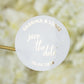 Sticker - "Save the date" (lot de 15) - Stickers étiquettes - 4 cm - Lot de 15 - Luxe Carterie Studio