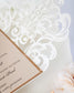 "Sweet" - Faire-part de mariage laser cut élégant et romantique avec dorure or - Wedding stationery - Création Luxe Carterie Studio