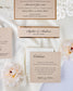 "Sweet" - Faire-part de mariage laser cut élégant et romantique avec dorure or - Wedding stationery - Création Luxe Carterie Studio