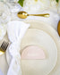 "Sya - Marque-place" – Marque-place chic, élégant et romantique avec dorure or pour réception de mariage – Papeterie de mariage - Wedding stationery - Création Luxe Carterie Studio