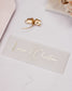 "Topaze" - Faire-part de mariage chic, élégant et romantique avec dorure or - Wedding stationery - Création Luxe Carterie Studio