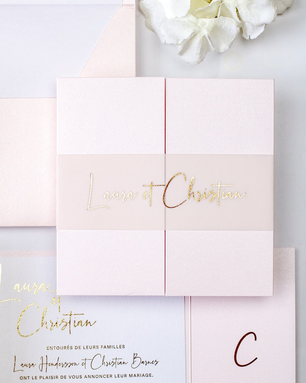 Topaze - Echantillon - Faire - part - Luxe Carterie Studio