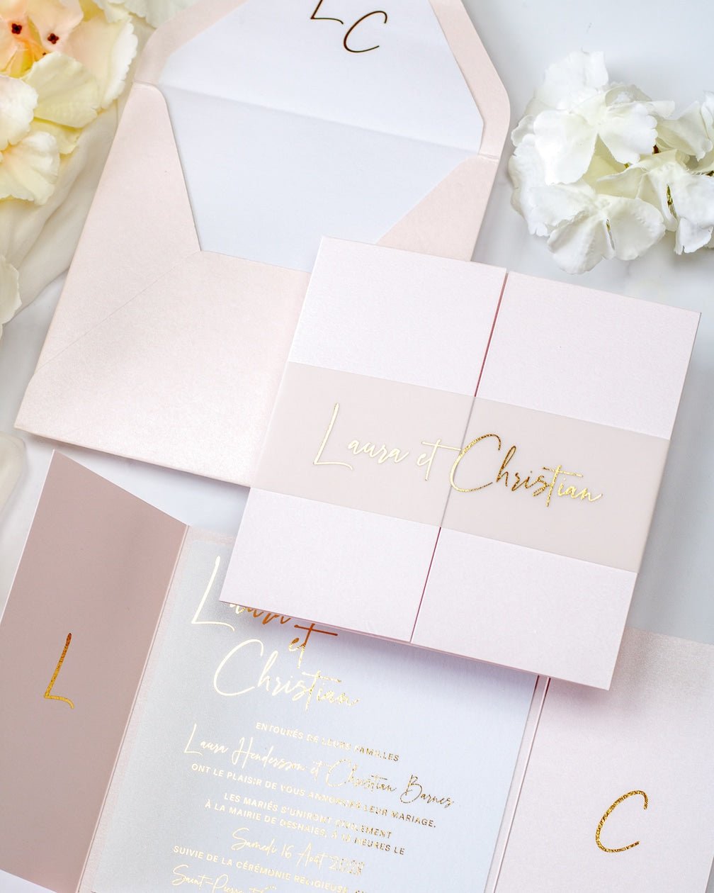 Topaze - Echantillon - Faire - part - Luxe Carterie Studio