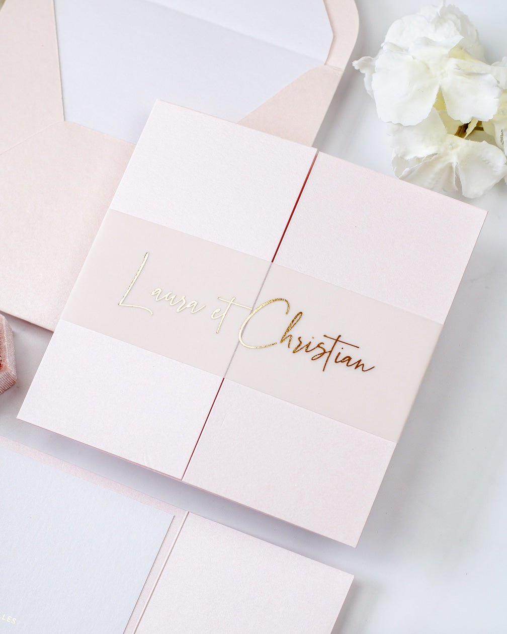 Topaze - Echantillon - Faire - part - Luxe Carterie Studio