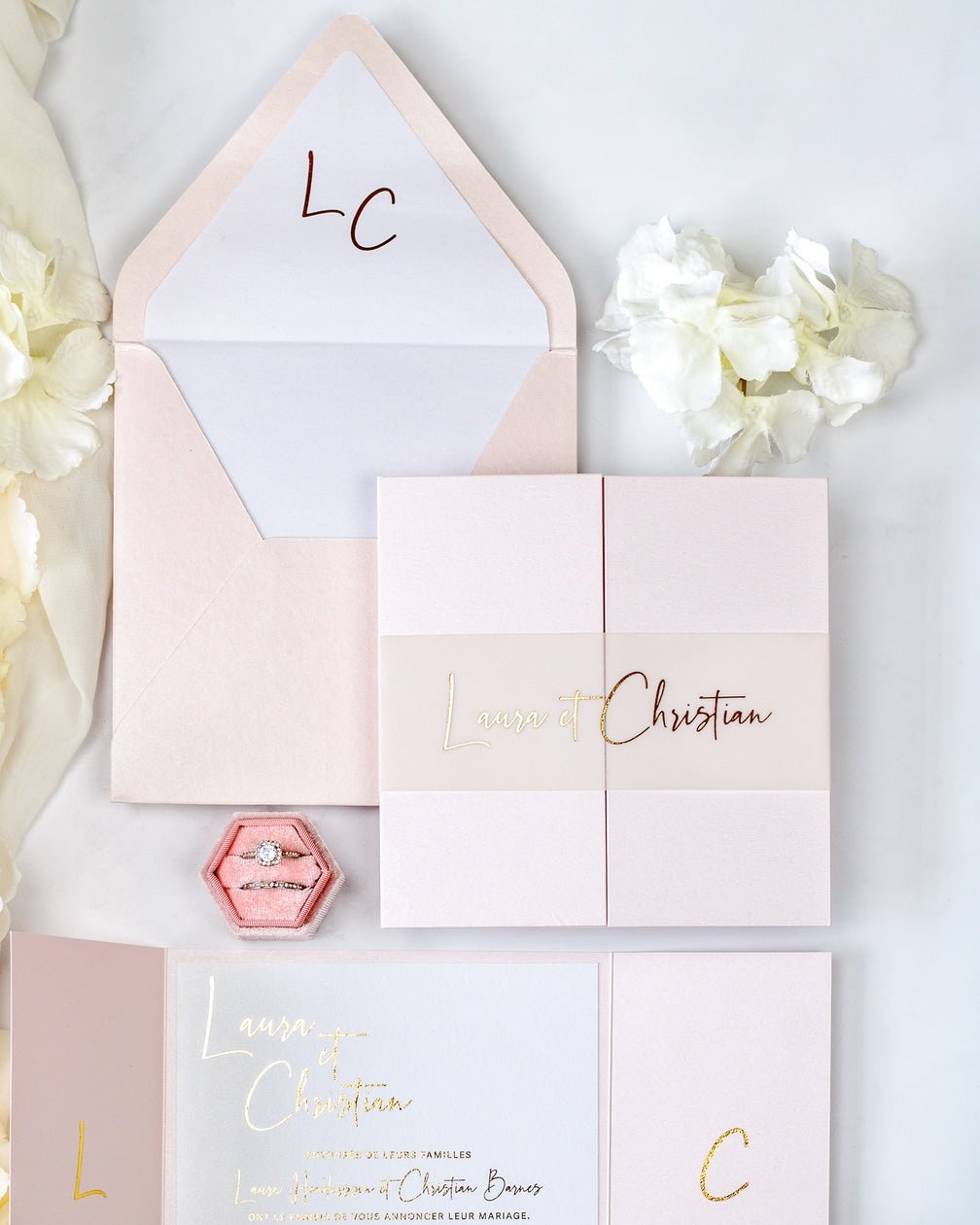 Topaze - Echantillon - Faire - part - Luxe Carterie Studio