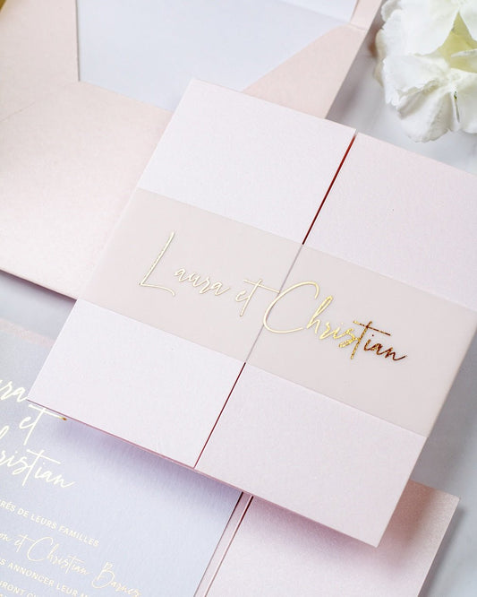 Topaze - Echantillon - Faire - part - Luxe Carterie Studio