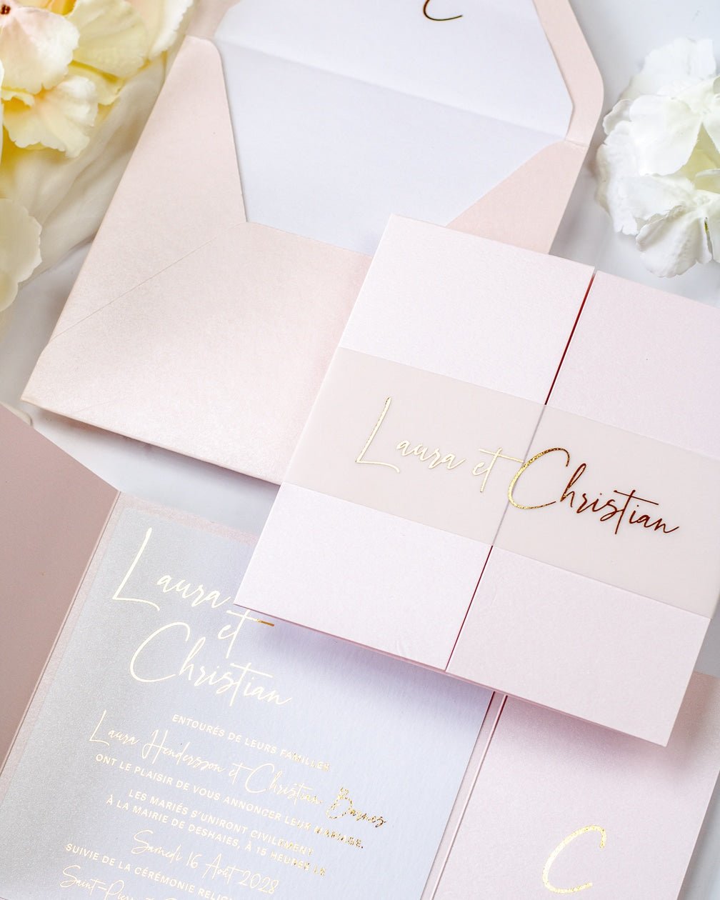 Topaze - Echantillon - Faire - part - Luxe Carterie Studio