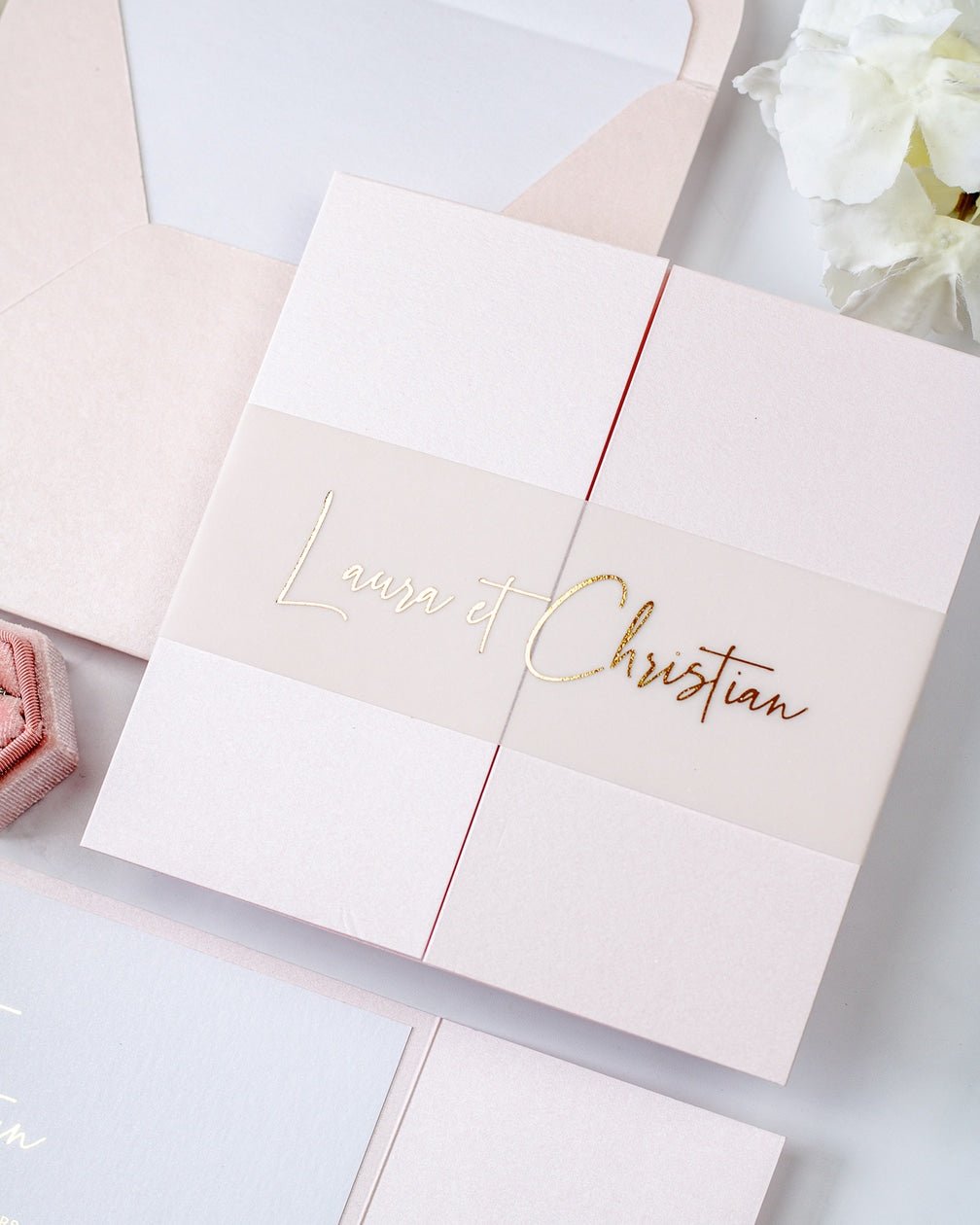 Topaze - Echantillon - Faire - part - Luxe Carterie Studio