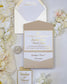 Trendy - Faire - part - Faire - part Pochette + 2 cartons (Invitation / Informations / RSVP / Programme ou autre) - Sans enveloppe - Luxe Carterie Studio