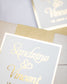 "Trendy" - Faire-part de mariage chic, élégant et romantique avec dorure or - Wedding stationery - Création Luxe Carterie Studio