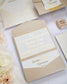 "Trendy" - Faire-part de mariage chic, élégant et romantique avec dorure or - Wedding stationery - Création Luxe Carterie Studio
