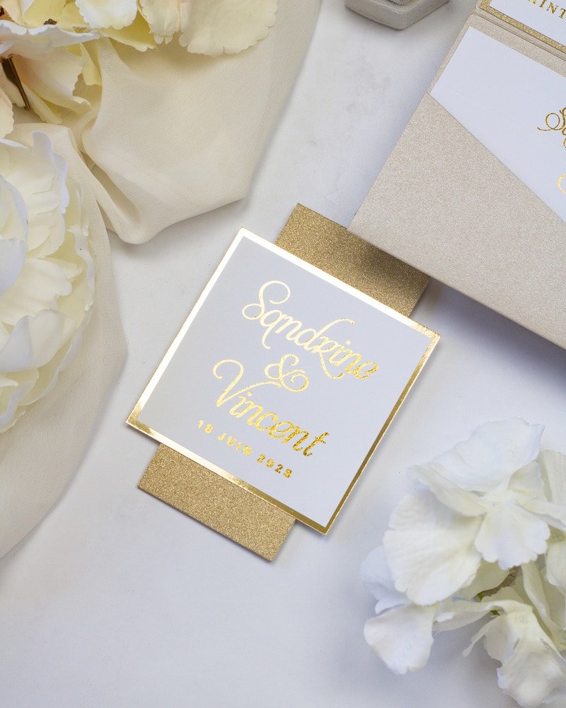 Trendy - Echantillon - Faire - part - Luxe Carterie Studio