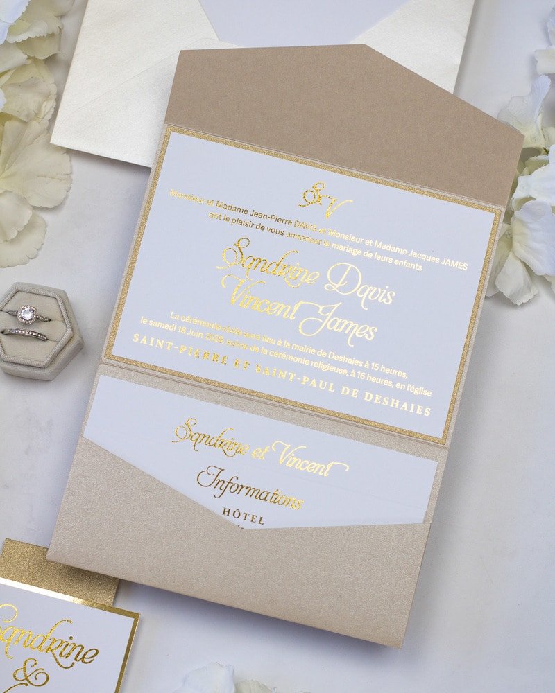 Trendy - Echantillon - Faire - part - Luxe Carterie Studio