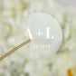 "Tullia - Sticker" - Faire-part de mariage chic, élégant et romantique avec dorure or - Wedding stationery - Création Luxe Carterie Studio
