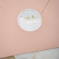 "Ulla - Sticker" - Faire-part de mariage chic, élégant et romantique avec dorure or - Wedding stationery - Création Luxe Carterie Studio