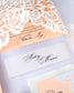 "Valentine" - Faire-part de mariage laser cut élégant et romantique avec dorure or - Wedding stationery - Création Luxe Carterie Studio