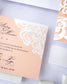 "Valentine" - Faire-part de mariage laser cut élégant et romantique avec dorure or - Wedding stationery - Création Luxe Carterie Studio