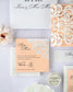 "Valentine" - Faire-part de mariage laser cut élégant et romantique avec dorure or - Wedding stationery - Création Luxe Carterie Studio