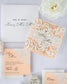 "Valentine" - Faire-part de mariage laser cut élégant et romantique avec dorure or - Wedding stationery - Création Luxe Carterie Studio