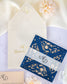 "Vanilla" - Faire-part de mariage laser cut élégant et romantique avec dorure or - Wedding stationery - Création Luxe Carterie Studio