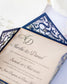 "Vanilla" - Faire-part de mariage laser cut élégant et romantique avec dorure or - Wedding stationery - Création Luxe Carterie Studio