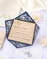 "Vanilla" - Faire-part de mariage laser cut élégant et romantique avec dorure or - Wedding stationery - Création Luxe Carterie Studio