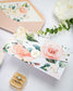 "Vany" - Faire-part de mariage fleuris élégant et romantique avec dorure or et wax seal – Wedding stationery - Création Luxe Carterie Studio