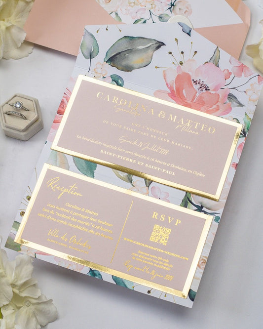 Vany - Echantillon - Faire - part - Luxe Carterie Studio