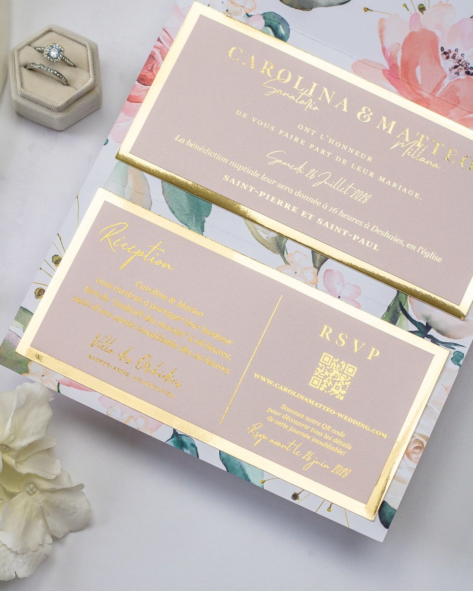 Vany - Echantillon - Faire - part - Luxe Carterie Studio