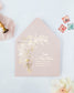 VELOURS - Enveloppe épaisse avec Dorure - Enveloppe - 12 cm x 16.5 cm - Luxe Carterie Studio